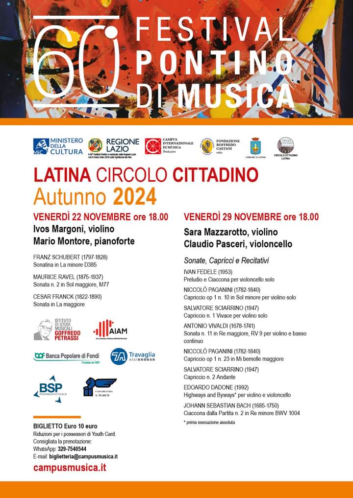 locandina campus musica latina festival autunno